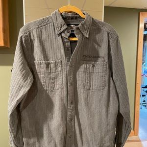 Medium Long Sleeve Harley Davidson button up shirt